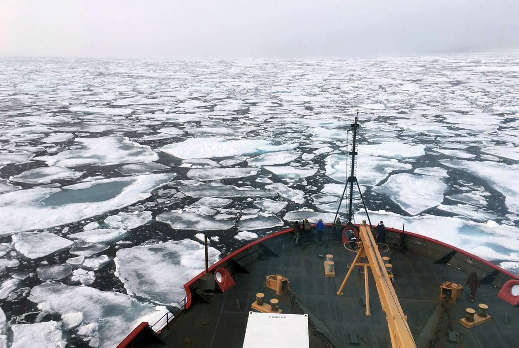 Cold ocean waters do most of the job of heat absorption in the Earth's ocean system. (Devin Powell/NOAA via AP)