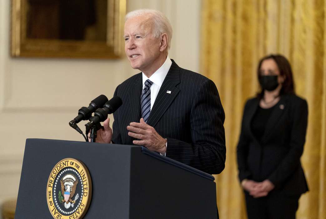 Fossil fuel stocks are doing better under Biden than Trump. (AP Photo/Andrew Harnik)