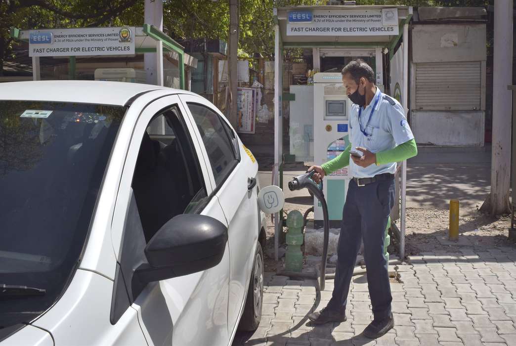 A significant percentage of people who went electric for their vehicles switched back, often due to frustrations with charging. (AP Photo/Neha Mehrotra)