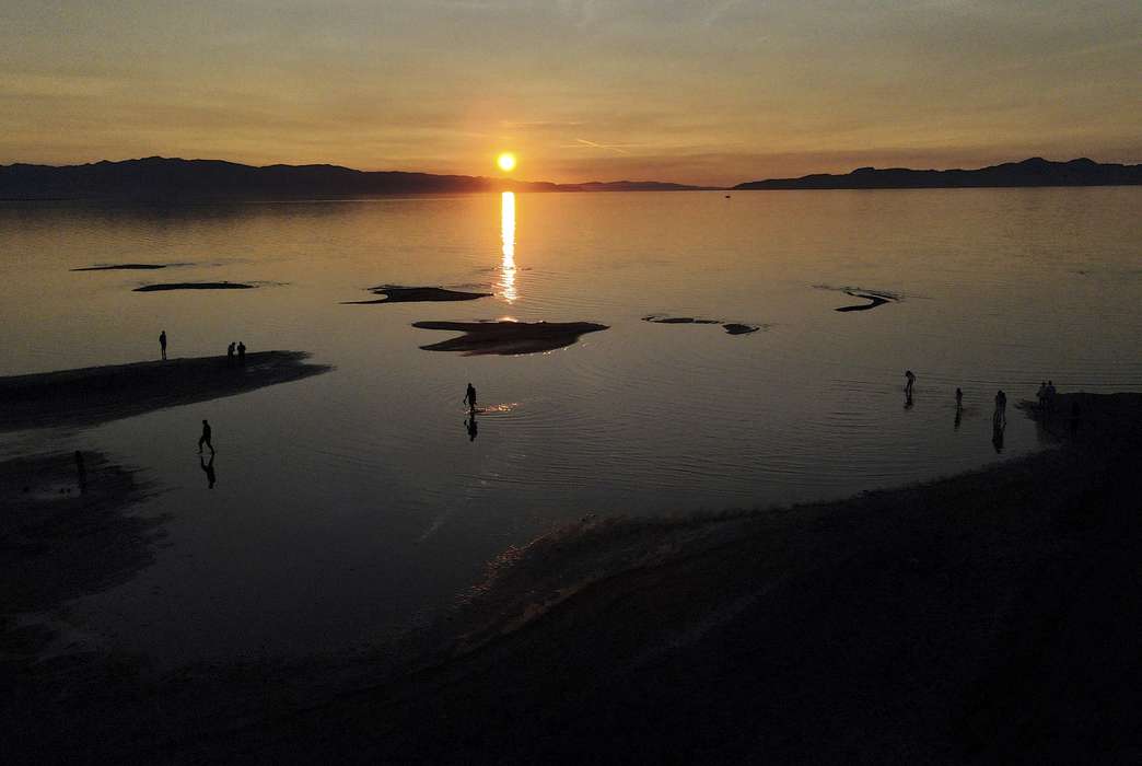 Increasing salinity in fresh water causes more bacteria to be released into the air. (AP Photo/Julio Cortez)