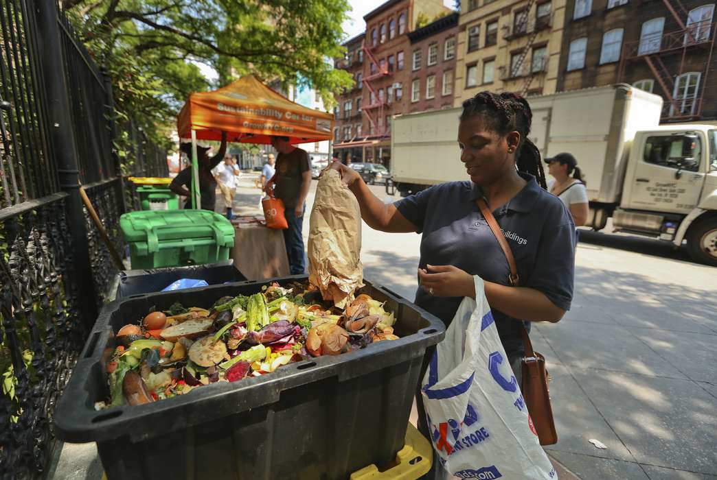 A new protein-folding machine might dramatically curb food waste. (AP Photo/Steven Groves)
