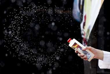 A Catholic priest sprinkles holy water on devotees in Manila, Philippines. Studies show that holy water’s placebo effect actually heals those who believe it will. (AP Photo/Aaron Favila)