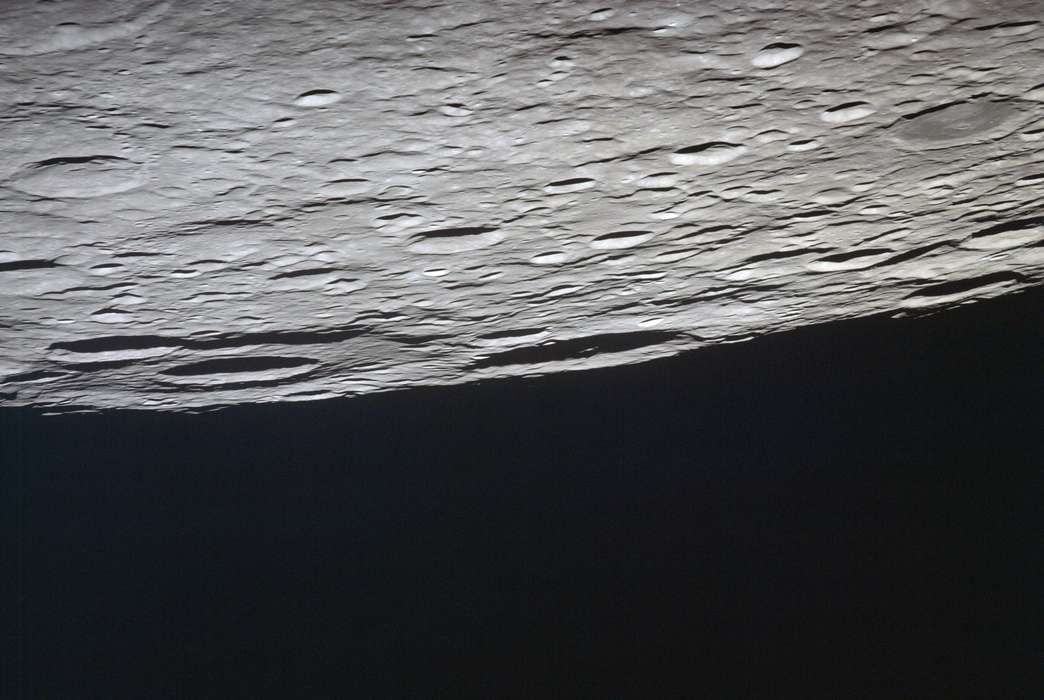 A "net" of seismometers on the moon could detect galactic gravitational waves. (NASA via AP)