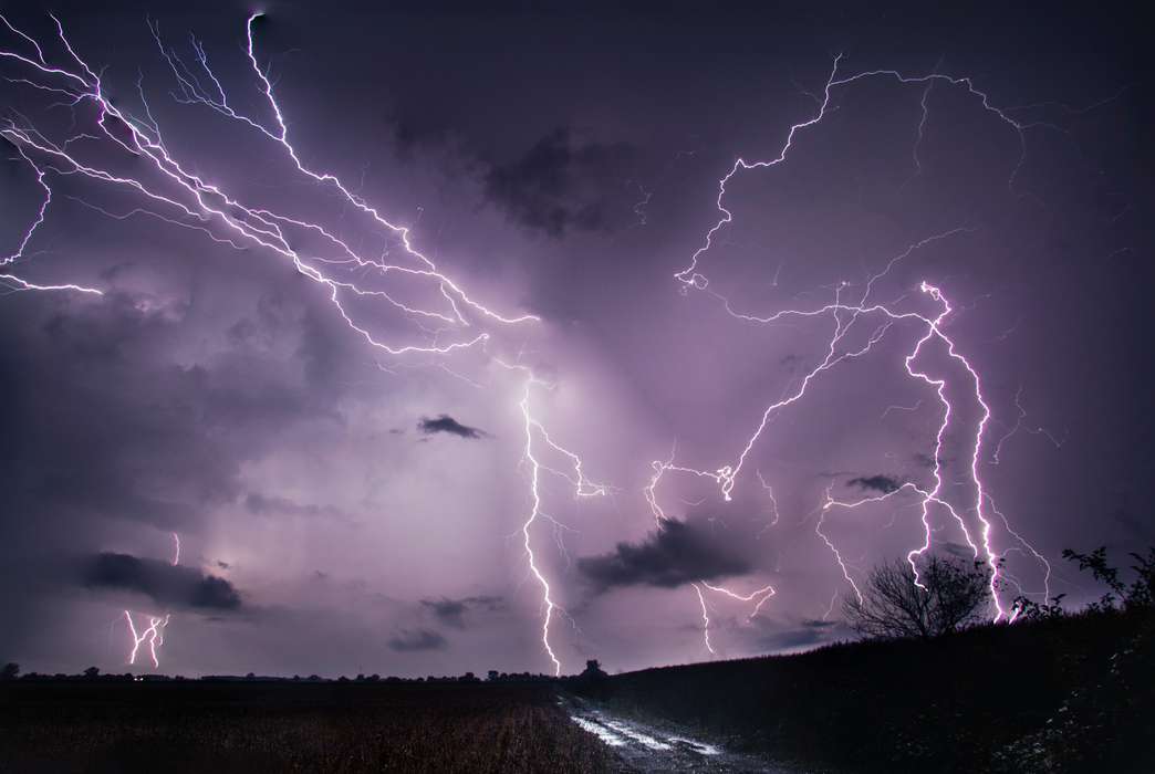 An increase in Arctic lightning strikes is another way climate change is expected to impact the world. (Unsplash/NOAA)