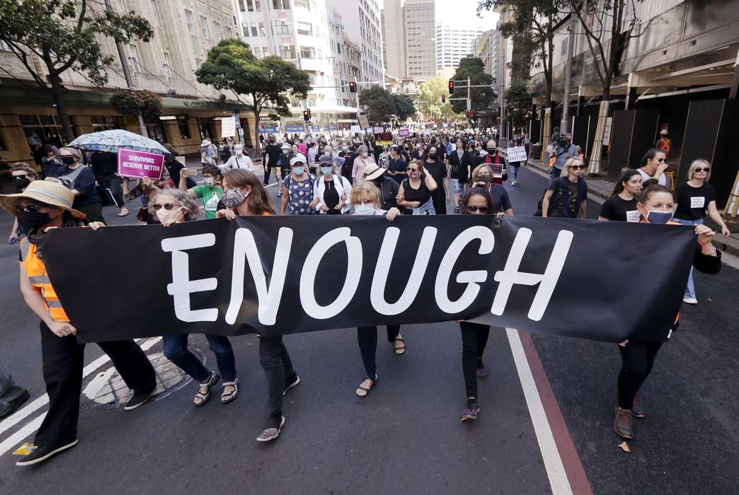 Despite wide coverage of the #MeToo movement and many scandals, sexist attitudes in the U.S. haven't changed. (AP Photo/Rick Rycroft)